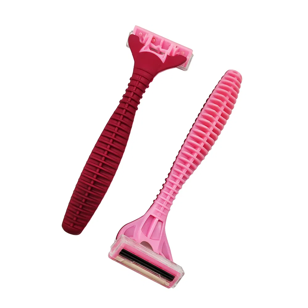 OEM Custom New Design Razor 3 Blade Women Shaving Razor Disposable