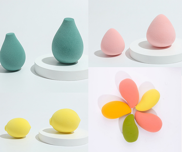 Microfiber Cosmetic Puff Foundation Powder Smooth Cream Multi Shape Water Face Beauty Makeup Sponge