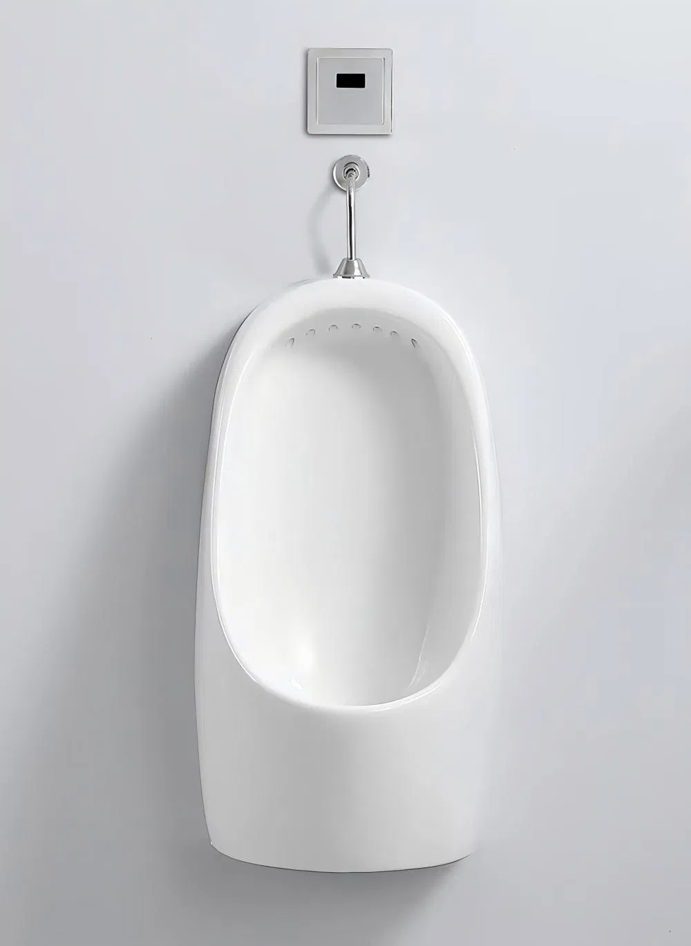 Luxury Sanitary Wares Ceramic Auto Flushing Sensor White Color Urinal Toilet