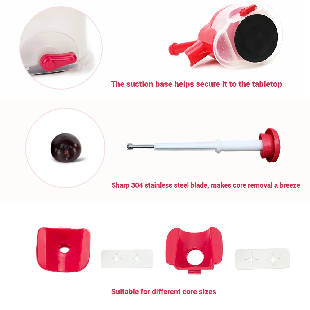 Practical Kitchen Gadget Accessories Manual High Quality Plastic Cherry Stoner