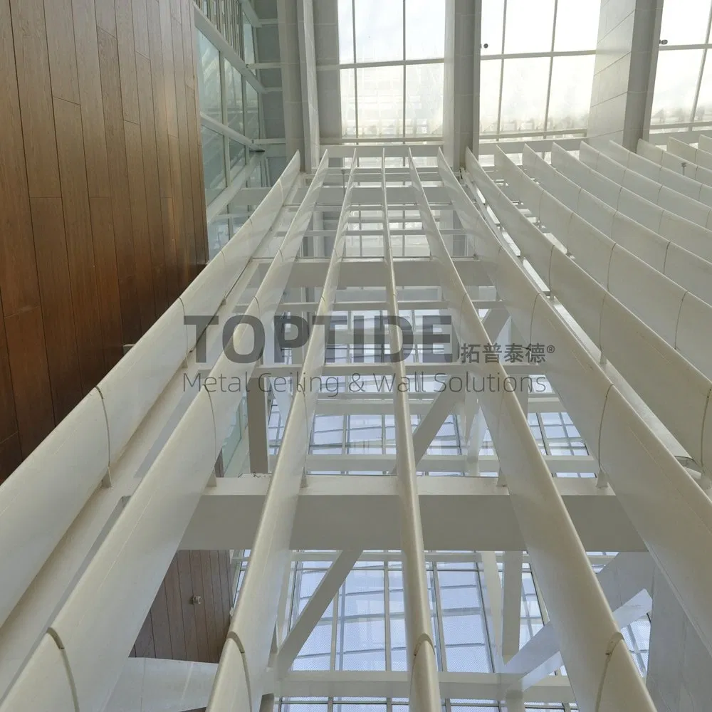 Outdoor Vertical Metal Facade Building Decorative Aluminum Sun Louver