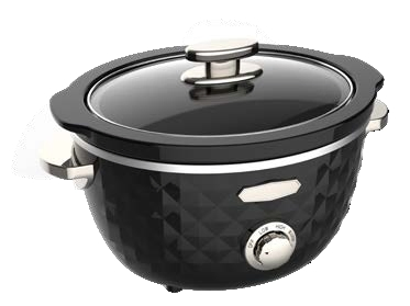 6.0 Qt Oval Slow Cooker: Precise Temperature Control for Mastering Every Slow-Cooking Dish