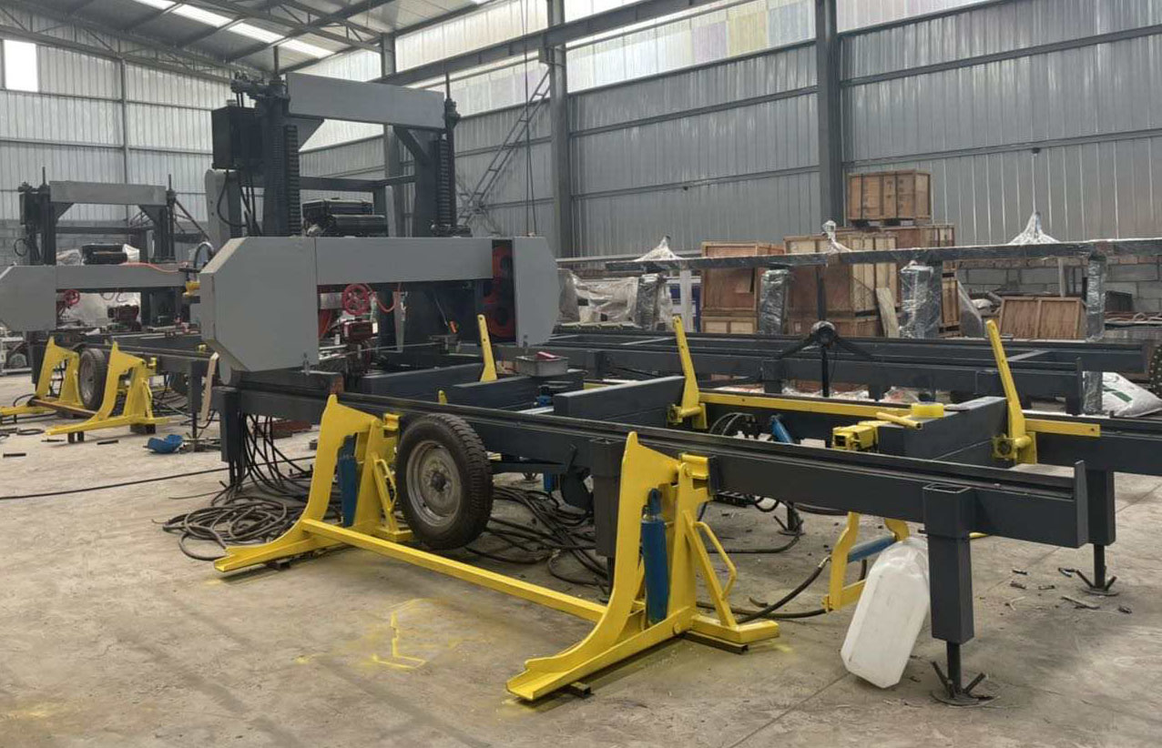 Ленточная пила горизонтальная портативная универсальная