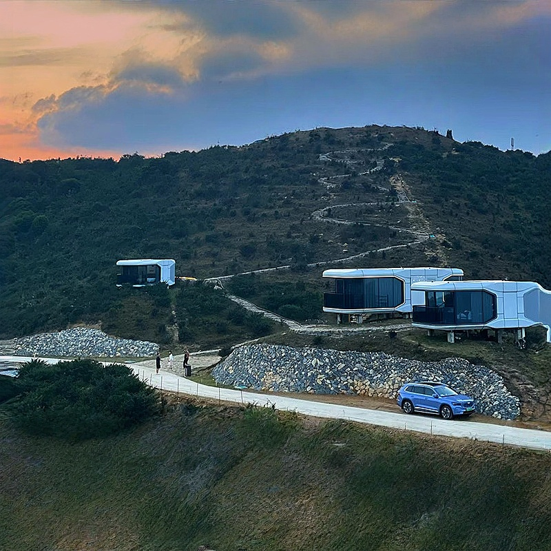 Scenic Outdoor Specialty Homestay Hotels Camping Base Capsule House Manufacturer