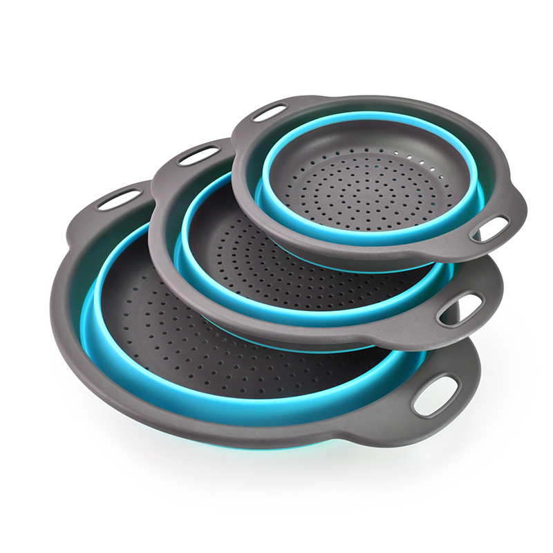 Collapsible Colander and Foldable Basket for Everyday Household Use