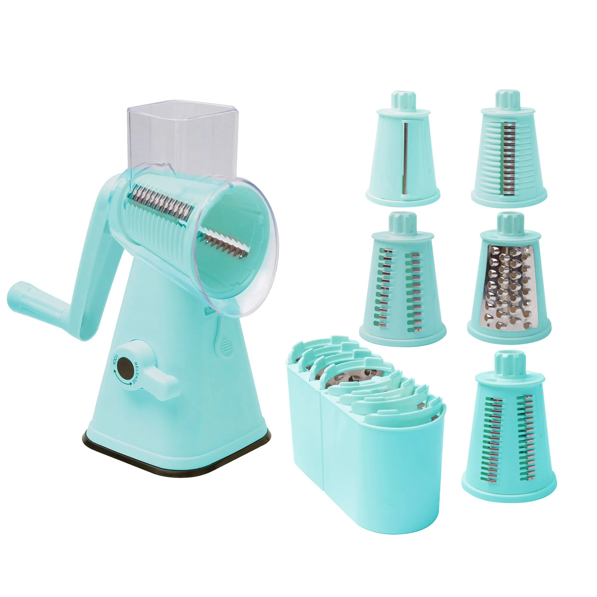 Многофункциональная тёрка-шинковка с насадками