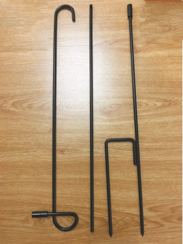 High Quality Cheap Promotional Garden Flag Stakes Set Wholesale with Pole