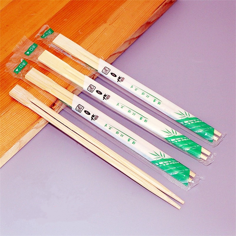 Manufacturer Disposable Bamboo Wooden Chopsticks Twin Chopsticks Disposable Cutlery