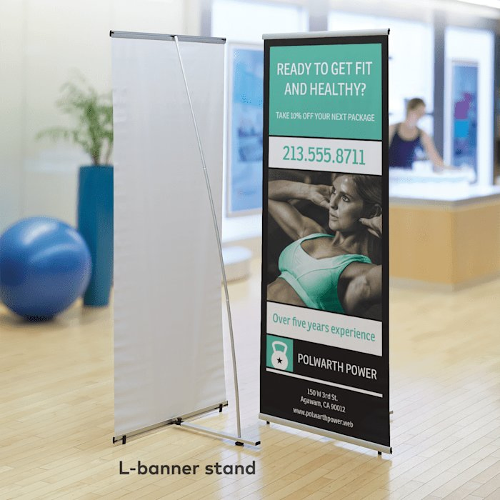 Factory Custom High Quality Korea Flex Exhibition Style Adjustable Metal X Banner Stand L Banner 100 x 200 Door Frame X Banner
