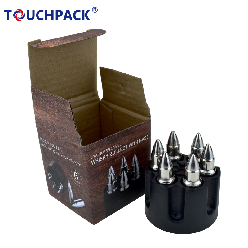 Welcome Hot Selling Custom Package Whiskey Bullet Chilling Rocks Ice Cube