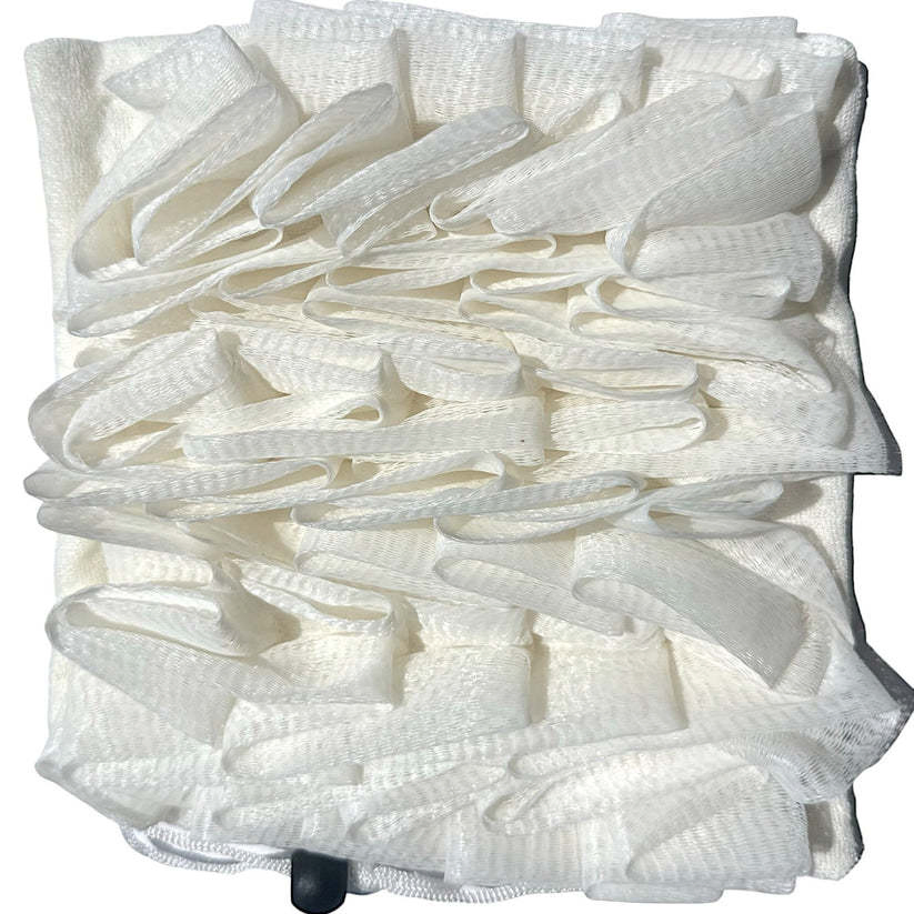 Bath Loofah Sponge 2 in 1 Portable Body Washing Shower Loofahs Mesh Pouf
