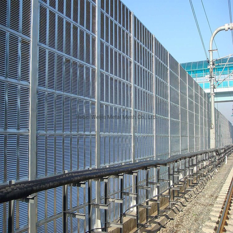 Highway Noise Reduction Wall Galvanized Sound Barriers