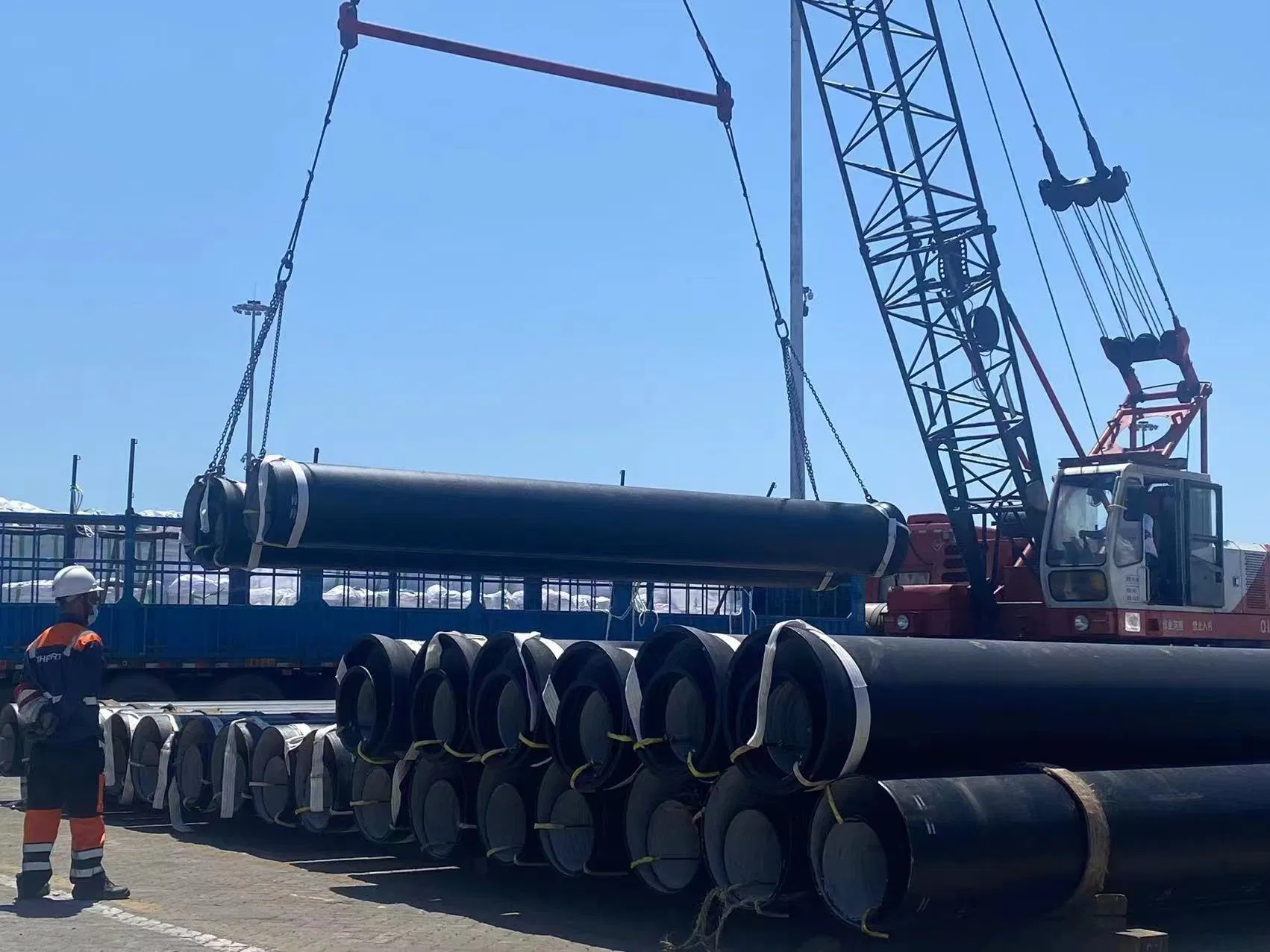 ISO2531 En545 En598 K9 6m DN300 DN900 Ductile Cast Iron Pipe K9 K8 K7 DN 200mm 300mm 350mm 400mm Ductile Iron Pipe Ductile Iron Cast Pipe