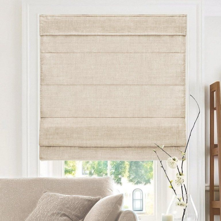 Motorized Blackout Day and Night Roller Blinds Smart Roman Shades
