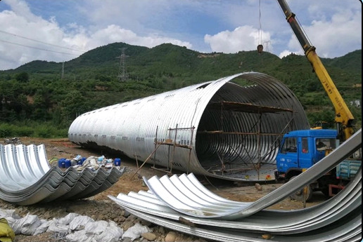 Metal Galvanized Bellows Culvert for Bridge Highway Sewage