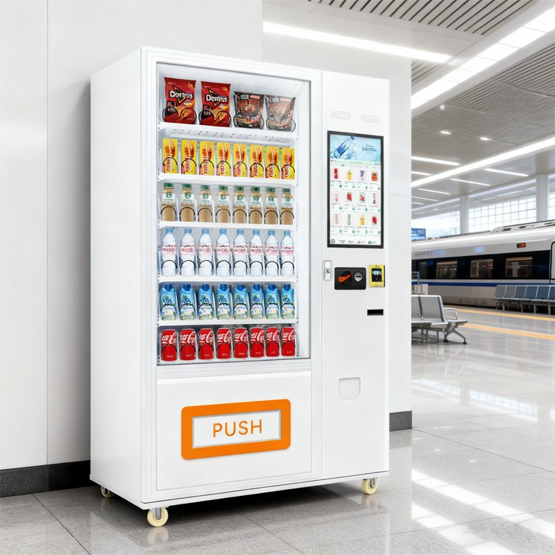Bandeng Large Inventory Office Dinrk Food Automatic Vending Machine