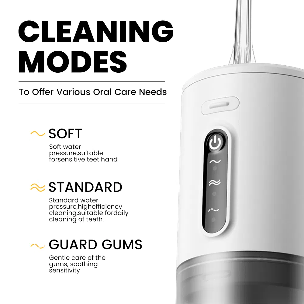 Waterproof Ipx7 Rechargeable Dental Jet Cordless Tooth Care Electric Oral Irrigator Teeth Whitening Cleaning Water Flosser
