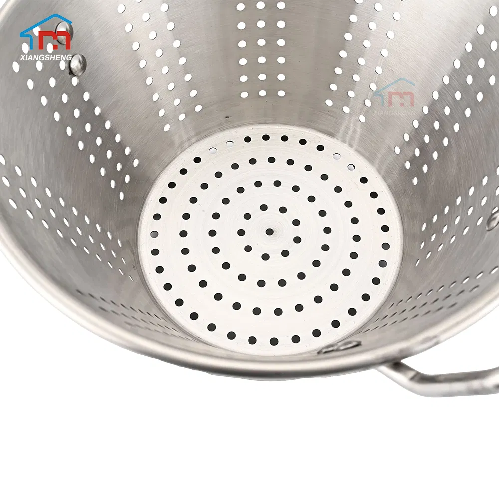 Xiangsheng New Arrival Stainless Steel Drain Basket Strainer Home Kitchen Fruit Basket