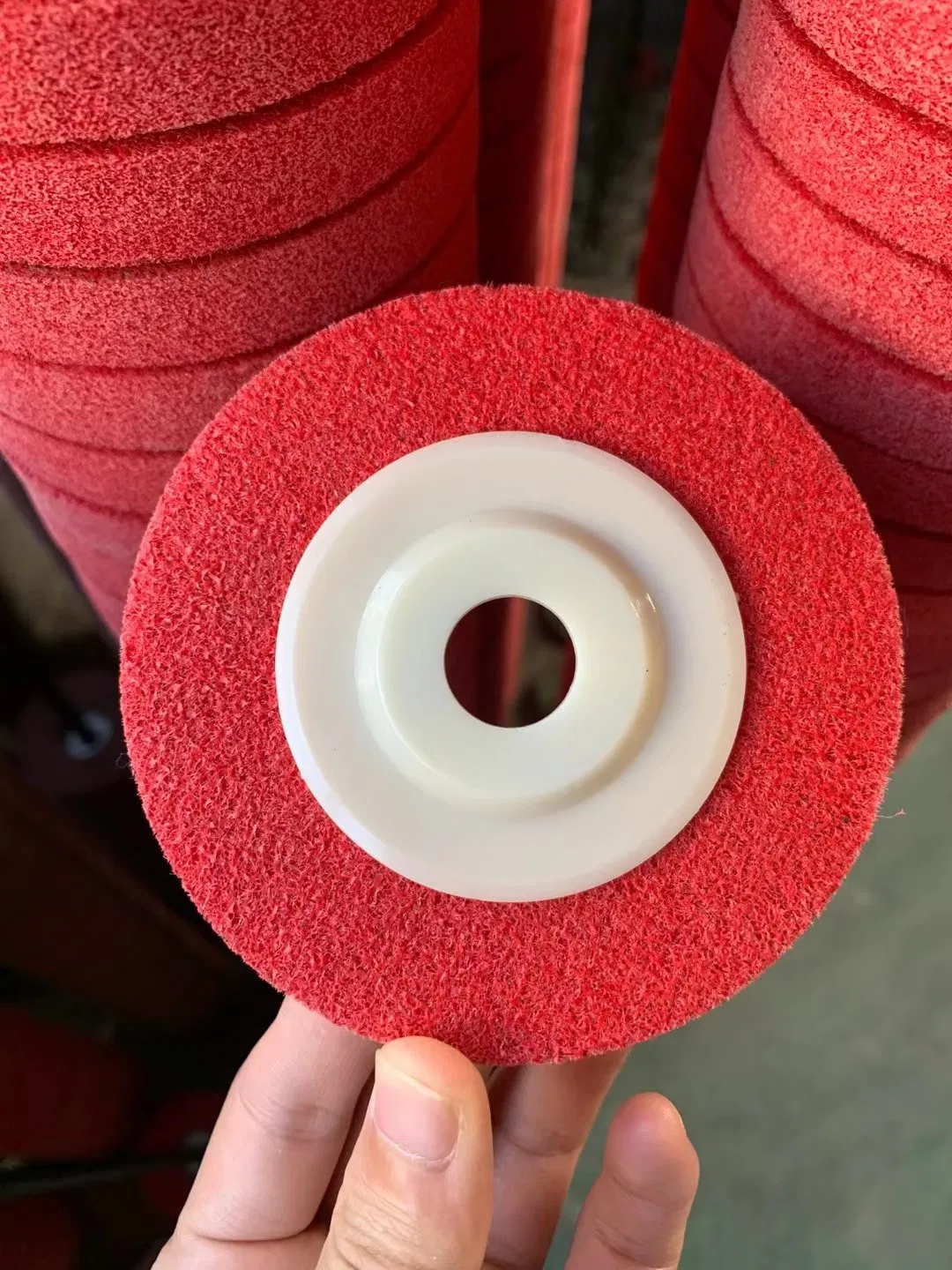 Metal Polishing Wheel Non Woven Abrasive Polishing Wheel Disc Tool