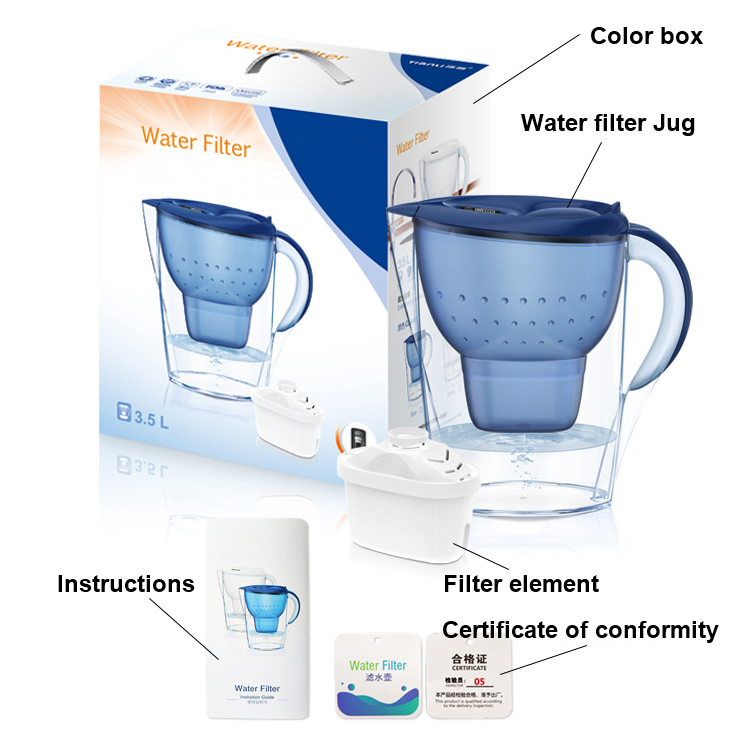 Factory Wholesale Water Filter Jug Water Purifier Jug for Household Use