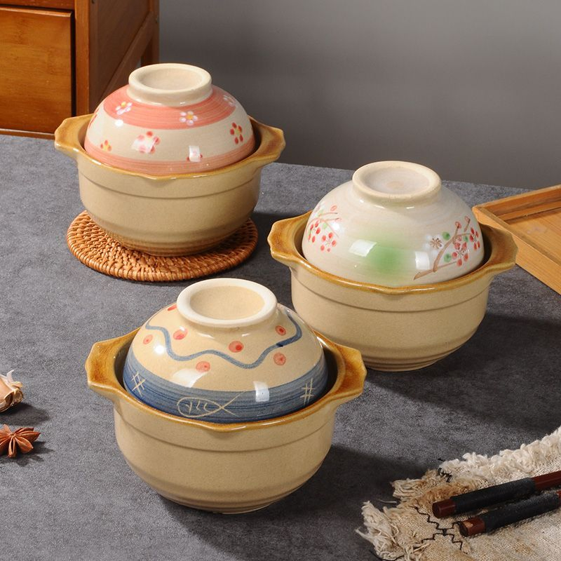 Classic Kitchen Ceramic Food Pots for Home Restaurant Food Service Use