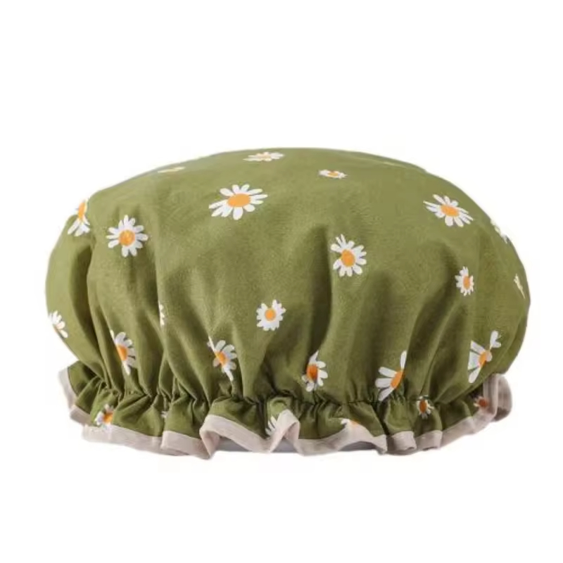 Hot Sale Reusable Waterproof Durable Bath Cap Elastic Band Shower Cap