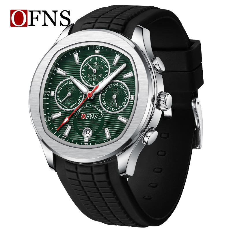 Ofns Calendar Quartz Watch Fashiontrendy Design for Teenage Boys & Girls