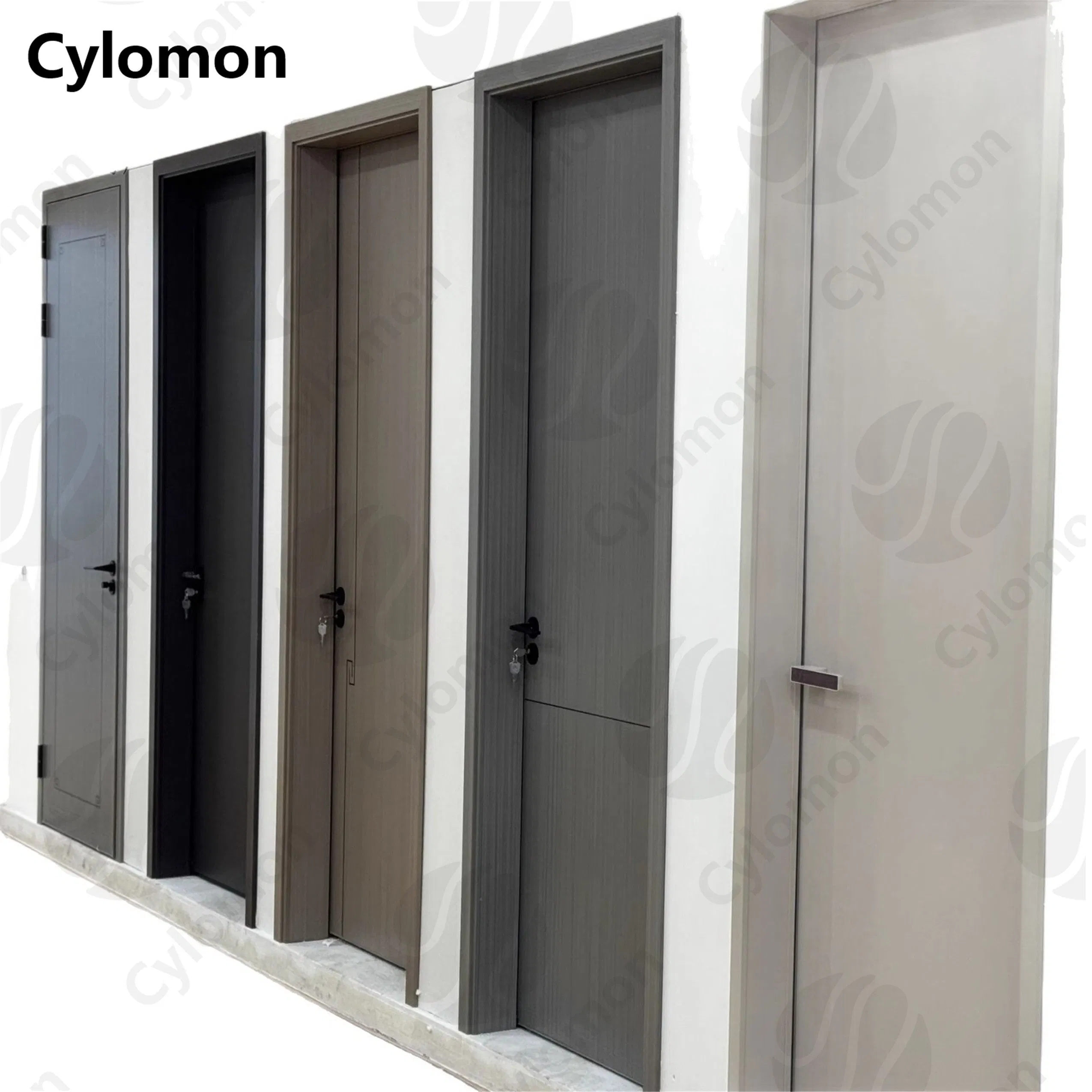 Villa Use Luxury Front Door Wood Timber Pivot Door Interior Solid Wooden Door