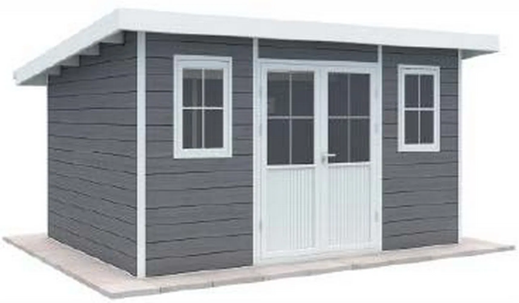 Easily Assembled Powder Coated Storage Outdoor Polycarbonate Plastic Garden Sheds
