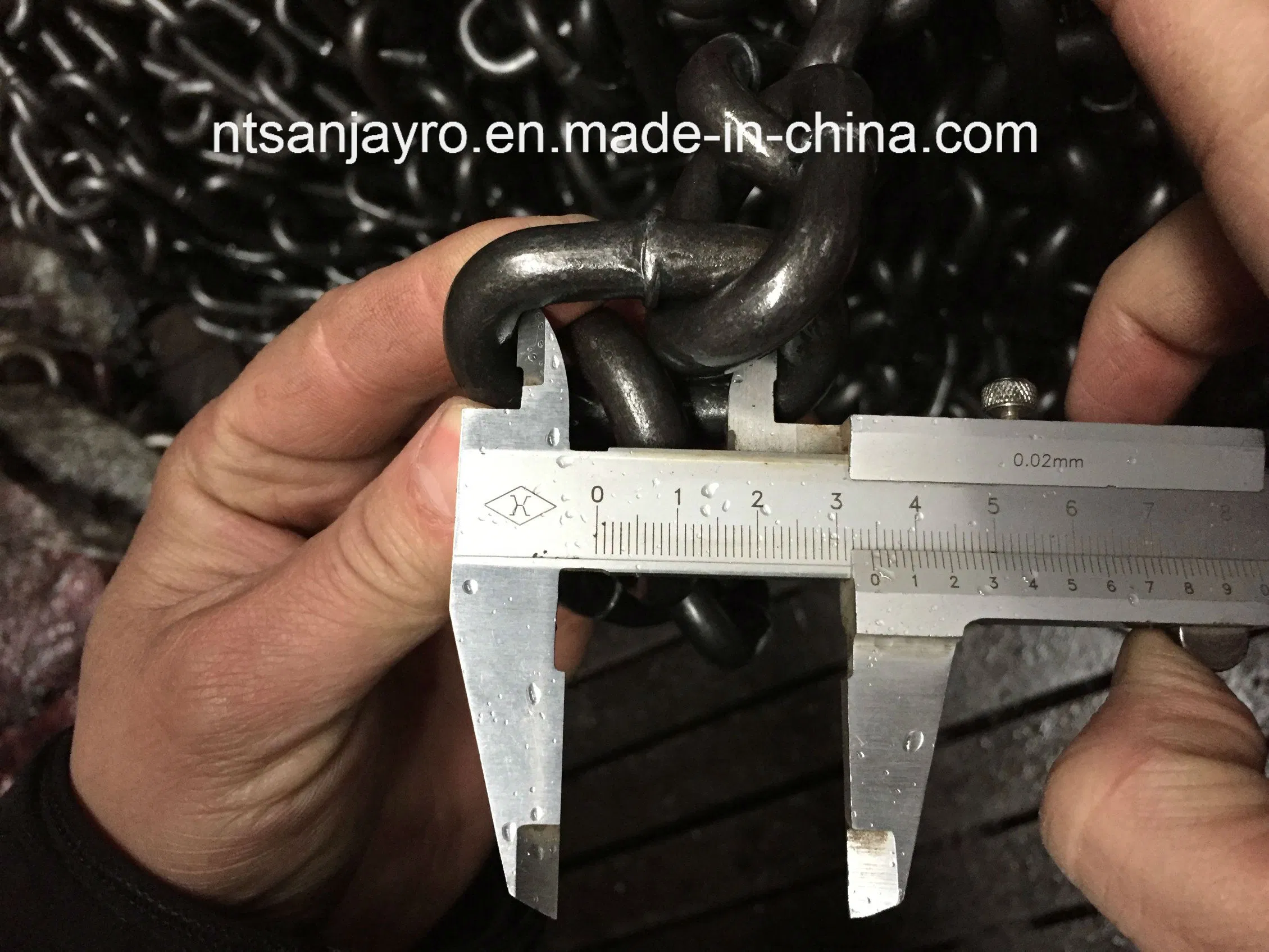 Цепь грузовая короткозвенная G30 Q195/235, неоцинкованная