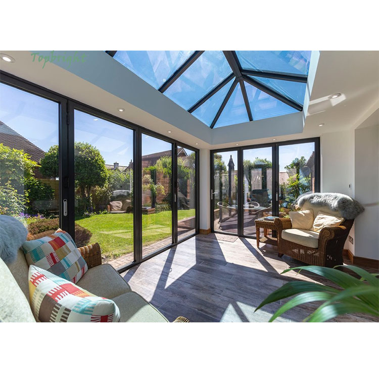 High Standard Aluminium Home Prefab Patio Sunroom with Solar System