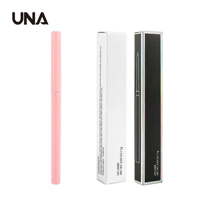 Wholesale Cosmetics Retractable Pink Lipliner Waterproof High Pigment Makeup Lip Liners Custom Private Label