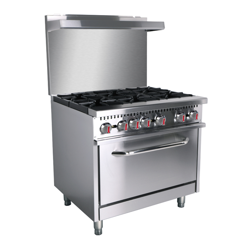 Professional Grade Gas Combination Oven with 12 Inch Griddle for Catering Services