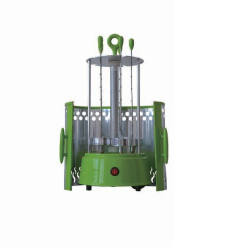 Electric Vertical Kebob BBQ Grill Spit Rotisserie