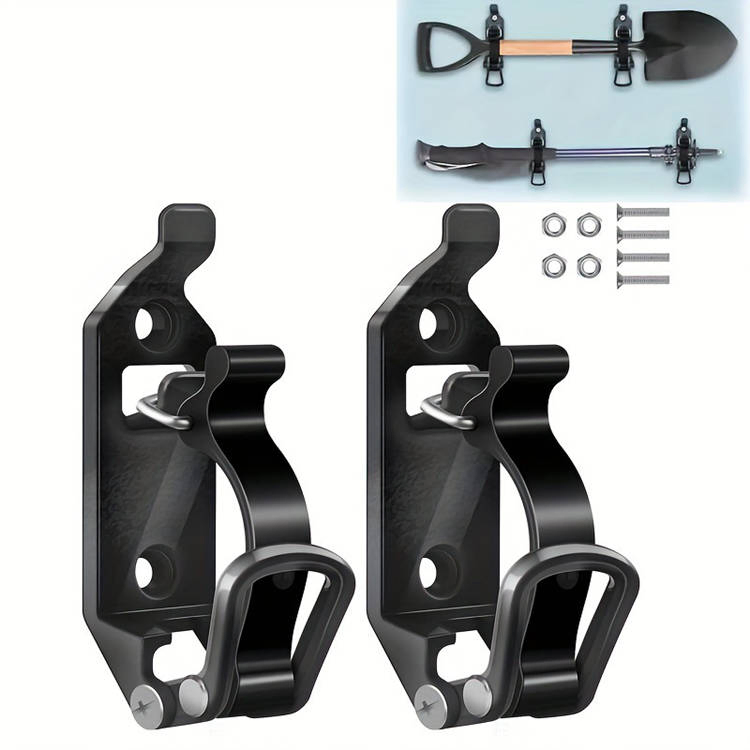 Yh3651 New Condition Quick Release Axe Holder Mount Shovel Roof Rack Wall Mounting Brackets off-Road Camping Car Accessories New
