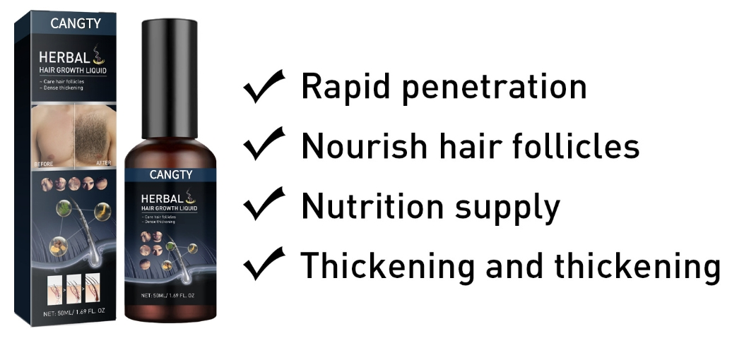 New Arrival 50ml Body Hair Beard Growth Solution Strengthening Repair and Maintenance Facial Chest Hair Thickening Oil Growth Solution