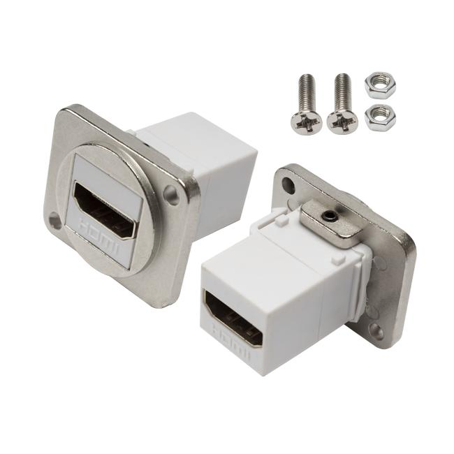 Панельный HDMI разъем D-типа, адаптер