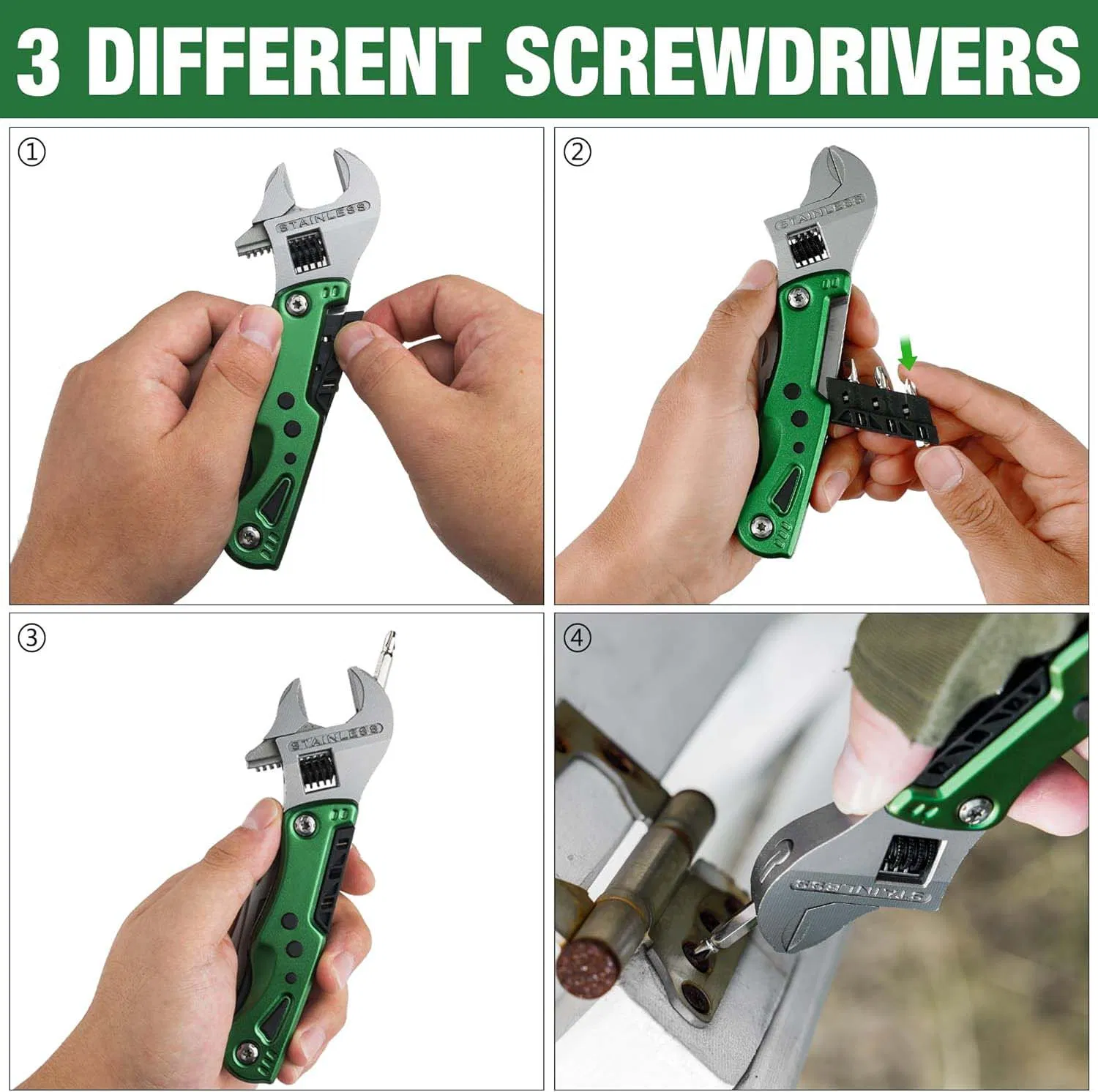 6 Inch Bicycle Repair Tool Multi Survival Multitool Camping Allen Key Wrench Power-Tool