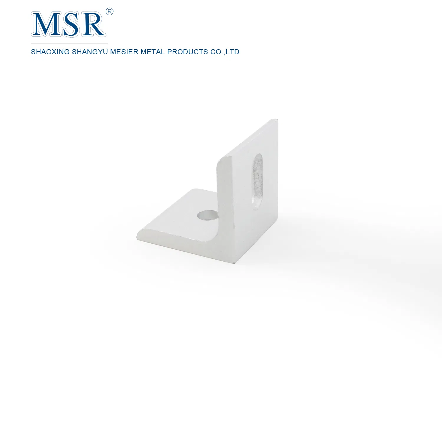 Алюминиевый угловой кронштейн 4040 с 2 отверстиями