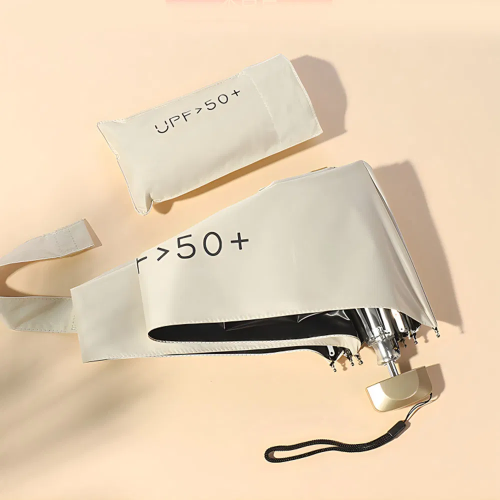 UV-Blocking Mini Foldable Pocket Gift Macaron Color Scheme Simple Cute Style Rain and Sun Dual-Use Female Sunshade Umbrella