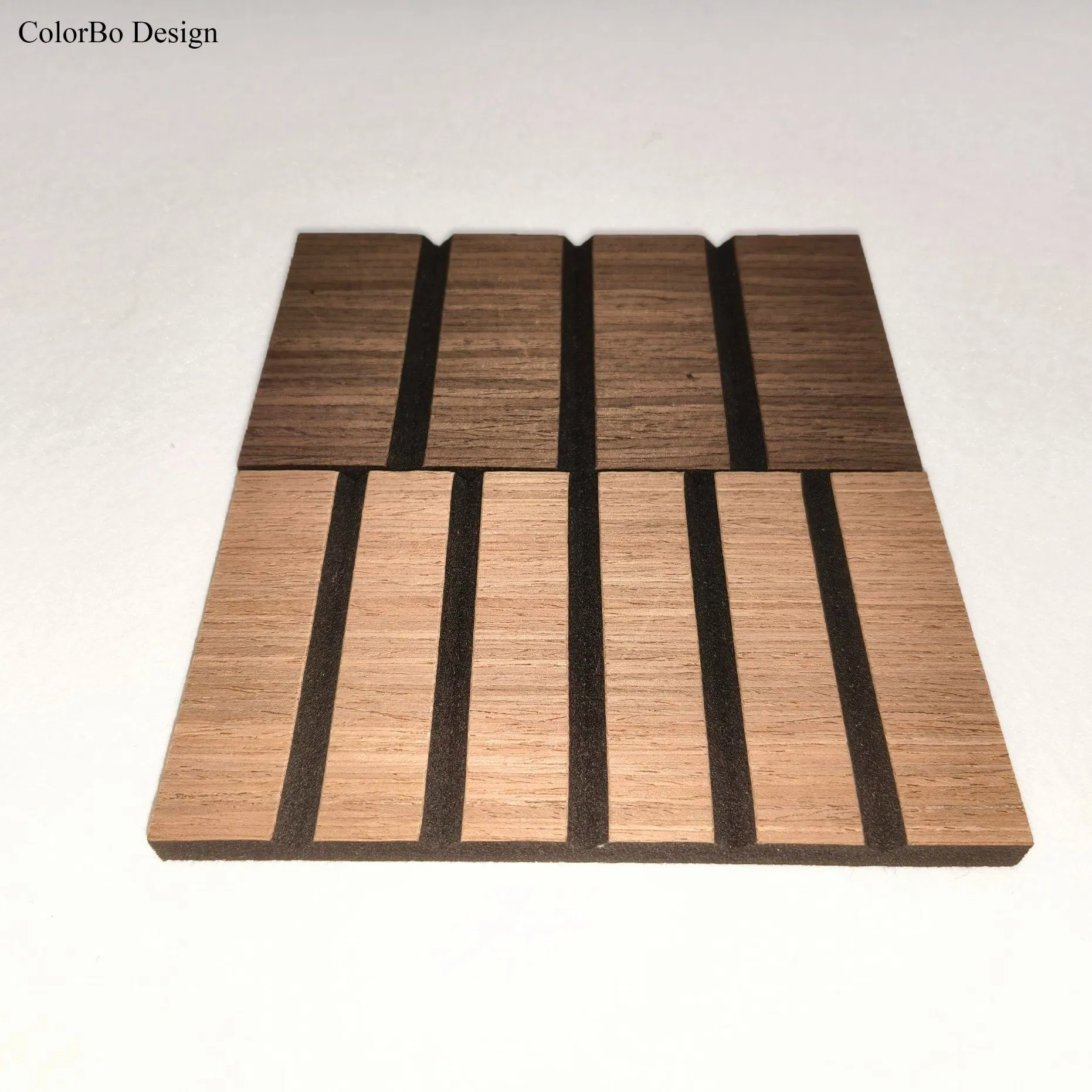 Premium Manufacturer Supply Custom Size Natural Wood V Groove Acoustic Panels for Office Wall Decoration