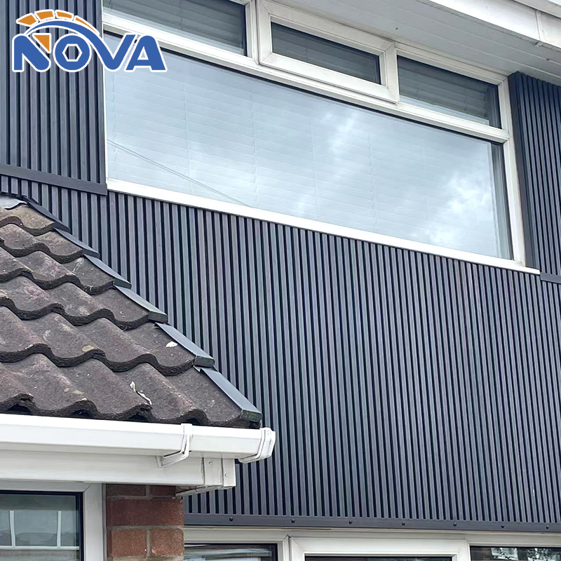 Plastic Wood Garden Engineering, Wood Plastic Hollow Great Wall Wall Panels