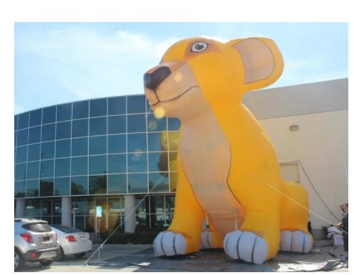 2023 New Giant Inflatable Lion Cub