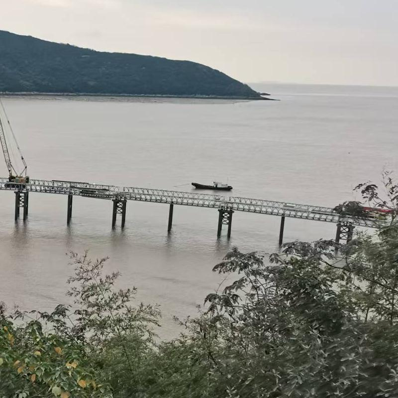 Robust Bailey Bridge for Fast Emergency Roadway Repairs