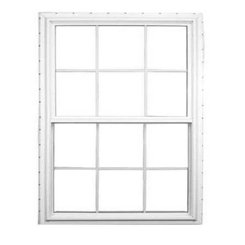  High Quality Waterproof Customized Frame Color American Style UPVC Windows Vinyl Single Hung Window