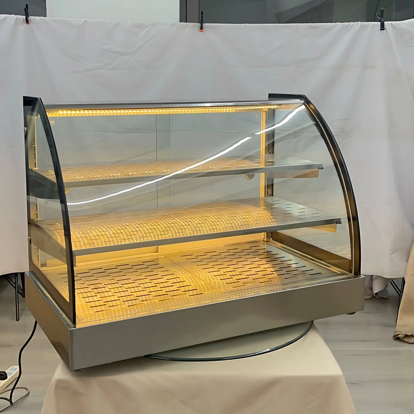 High Capacity Heat Preservation Cabinet with Multiple Shelves for Large Restaurants