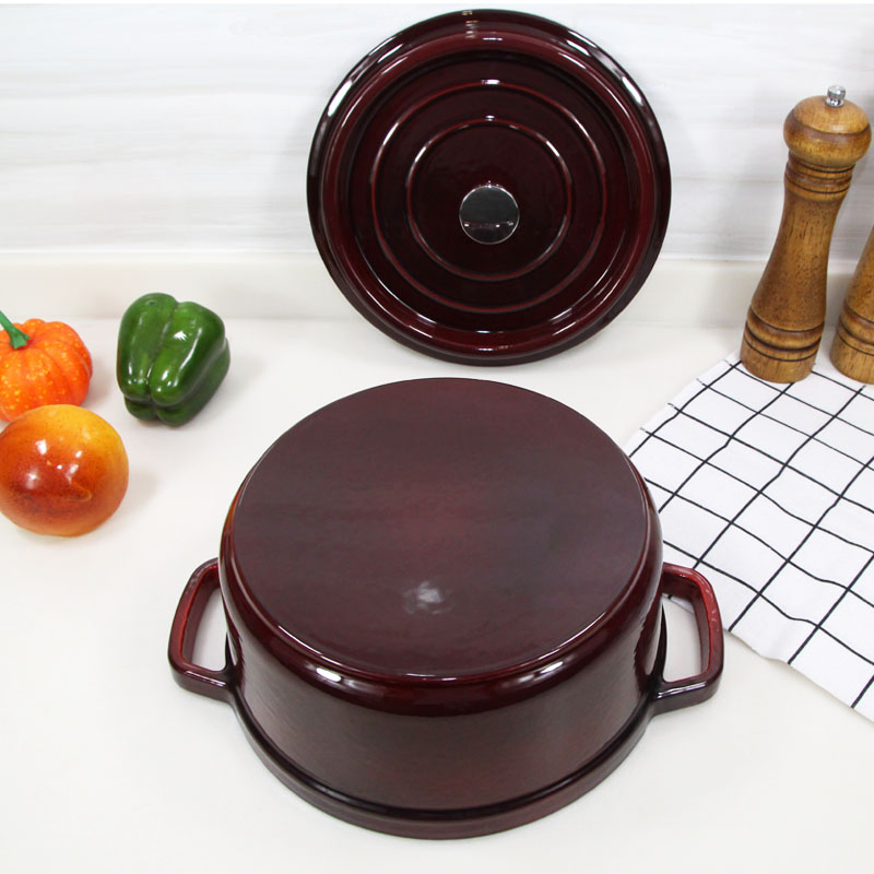 4qt Enameled Cast Iron Dutch Oven Family Gift for Delicious Meals