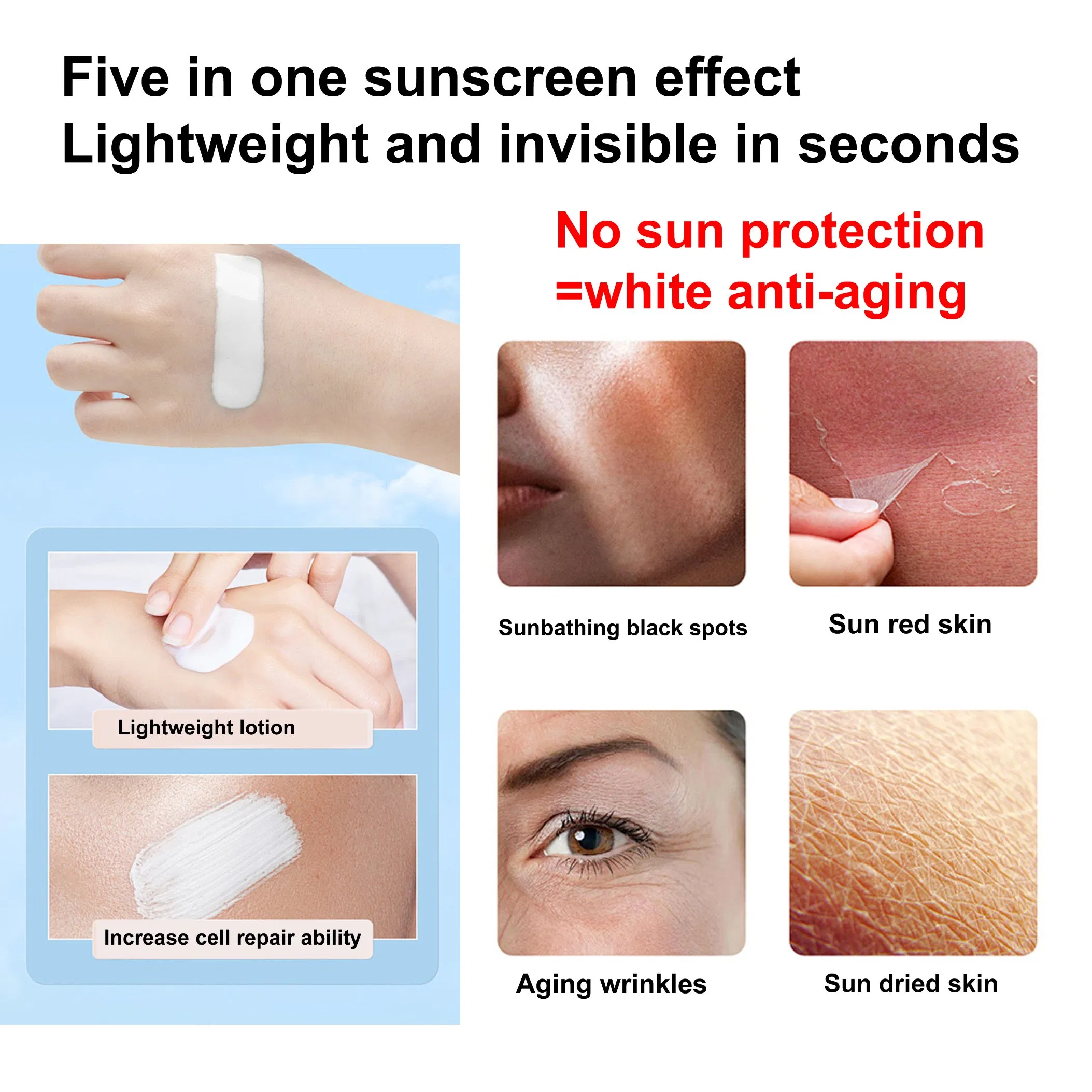 Dr. Davey SPF90 UV Clear Sunscreen Cream Waterproof