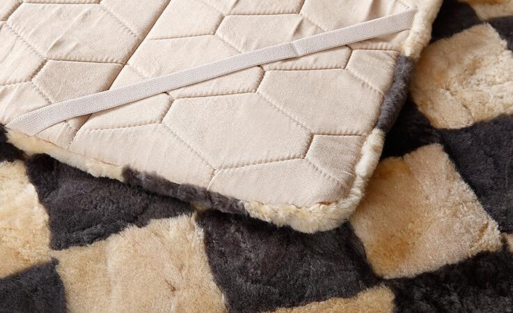 Best Selling Thick Wool Blankets for Cars Double End to End in Blue