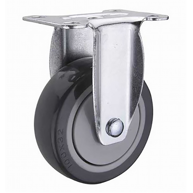 Bolt Hole PU/PP Castor with Ball Bearing and Side Brake